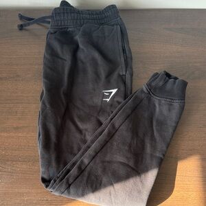Black Gymshark Crest Joggers